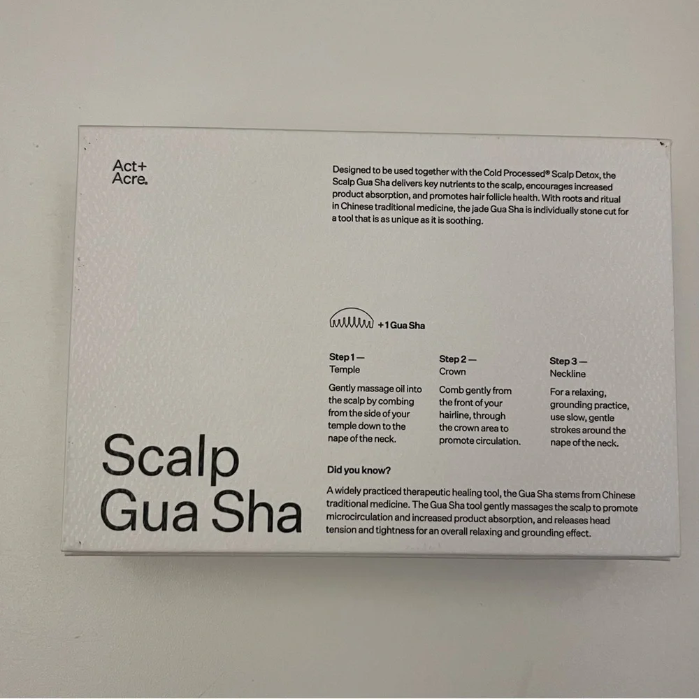 Act+Acre Scalp Gua Sha Tool